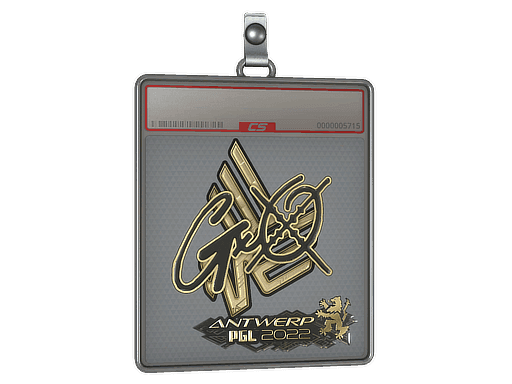 gxx- (Gold) CS2 Sticker