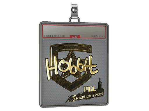 HObbit (Gold) CS2 Sticker