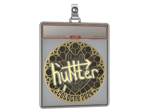 huNter- (Gold) CS2 Sticker