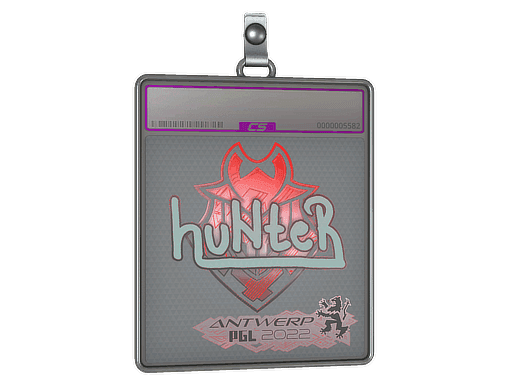 huNter (Holo) CS2 Sticker