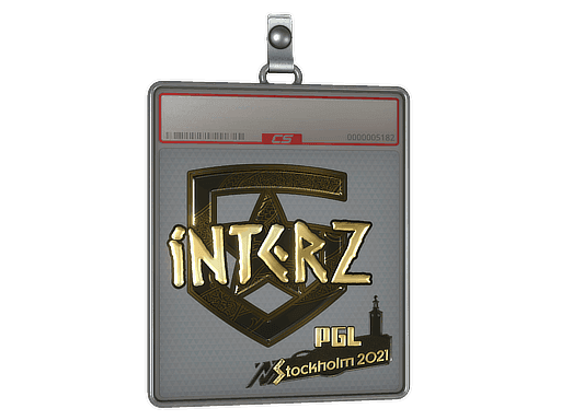 interz (Gold) CS2 Sticker