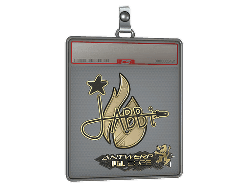 jabbi (Gold) CS2 Sticker