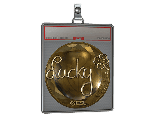 Lucky (Gold) CS2 Sticker