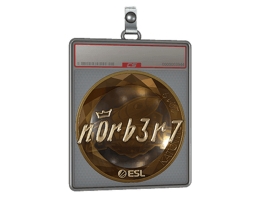 n0rb3r7 (Gold) CS2 Sticker
