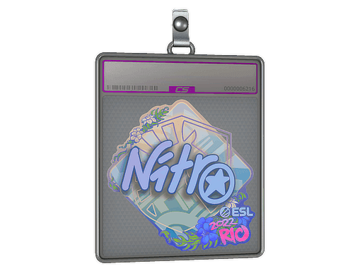 nitr0 (Holo) CS2 Sticker