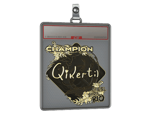 qikert (Gold, Champion) CS2 Sticker