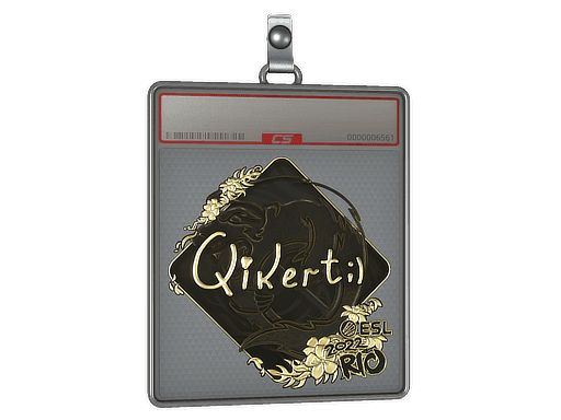 qikert (Gold) CS2 Sticker