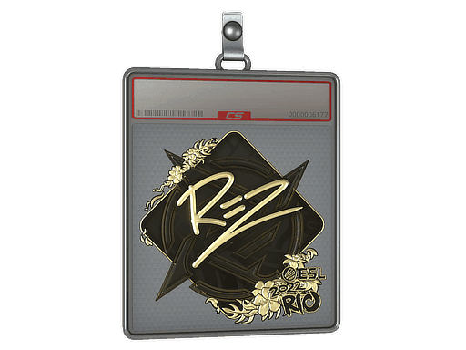 REZ (Gold) CS2 Sticker