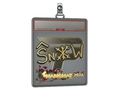 snow (Gold) CS2 Sticker