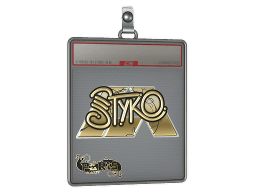 STYKO (Gold) CS2 Sticker