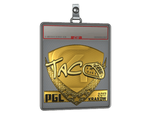 TACO (Gold) CS2 Sticker