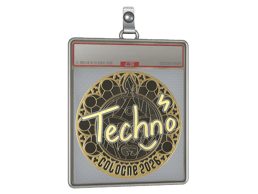 Techno4K (Gold) CS2 Sticker