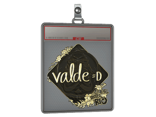 v4lde (Gold) CS2 Sticker