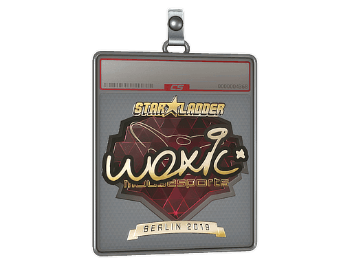 woxic (Gold) CS2 Sticker