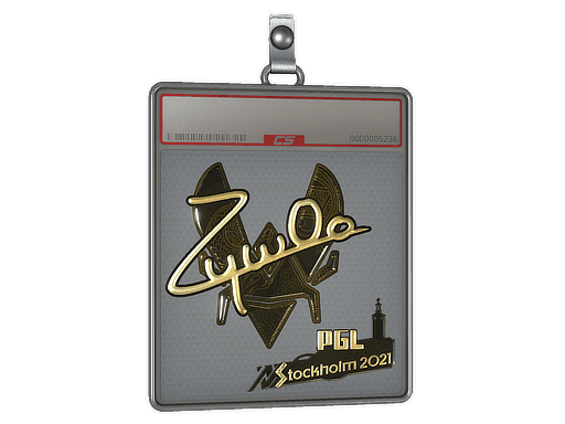 ZywOo (Gold) CS2 Sticker