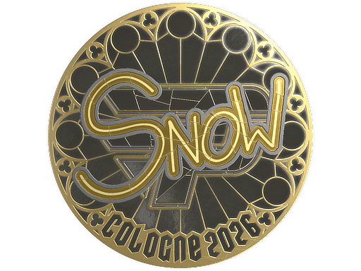 snow (Gold) CS2 Sticker