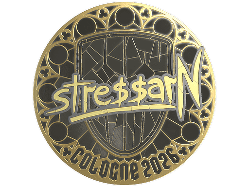 stressarN (Gold) CS2 Sticker