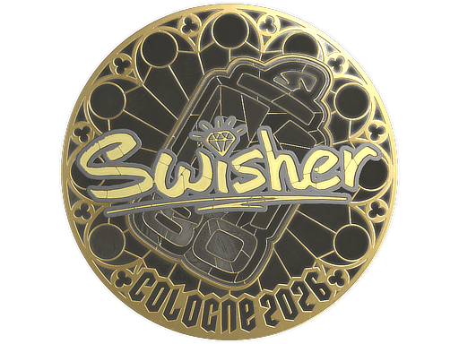 Swisher (Gold) CS2 Sticker