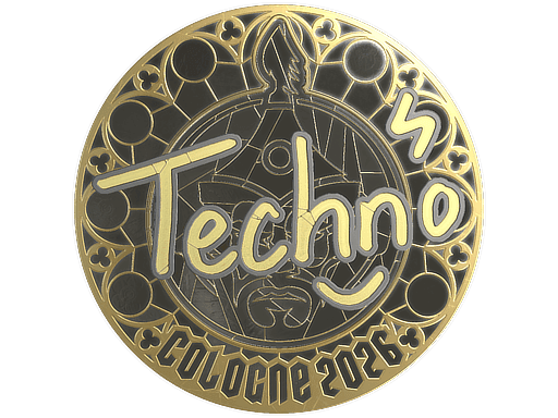 Techno4K (Gold) CS2 Sticker