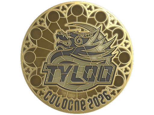 TYLOO (Gold) CS2 Sticker