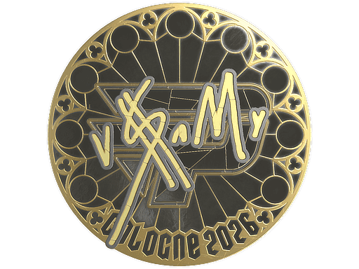 v$m (Gold) CS2 Sticker