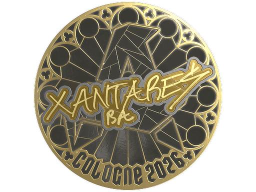 XANTARES (Gold) CS2 Sticker