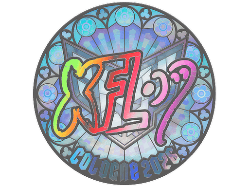 xfl0ud (Holo) CS2 Sticker