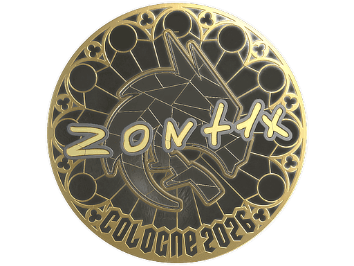 zont1x (Gold) CS2 Sticker