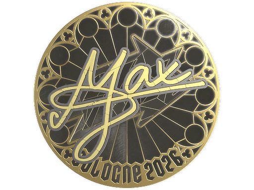 max (Gold) CS2 Sticker