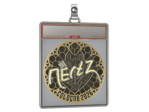 NertZ (Gold) CS2 Sticker