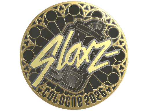 slaxz- (Gold) CS2 Sticker