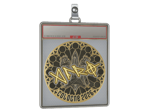 afro (Gold) CS2 Sticker