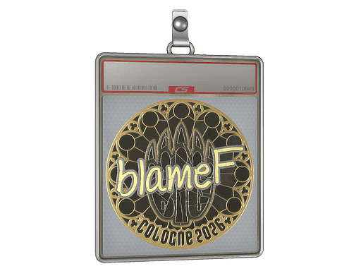 blameF (Gold) CS2 Sticker