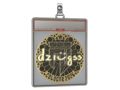 dziugss (Gold) CS2 Sticker