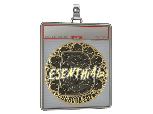 esenthial (Gold) CS2 Sticker
