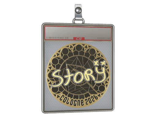story (Gold) CS2 Sticker