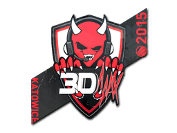 3DMAX CS2 Sticker
