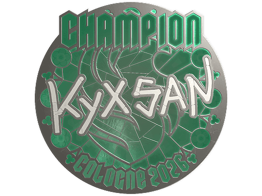 kyxsan (Foil, Champion) CS2 Sticker
