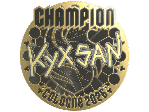 kyxsan (Gold, Champion) CS2 Sticker
