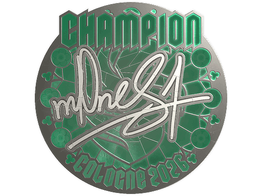 m0NESY (Foil, Champion) CS2 Sticker