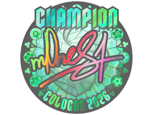 m0NESY (Holo, Champion) CS2 Sticker