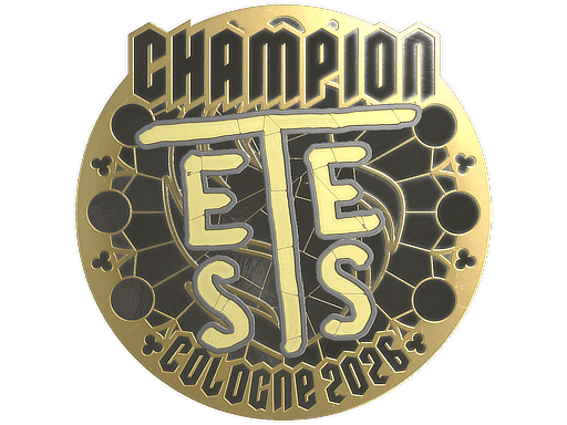 TeSeS (Gold, Champion) CS2 Sticker