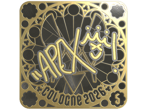 apEX (Gold, Ranked) CS2 Sticker