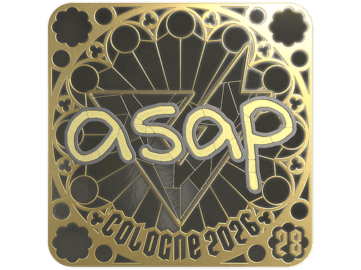asap (Gold, Ranked) CS2 Sticker
