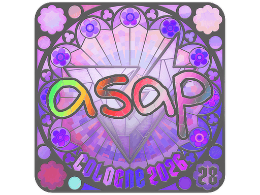 asap (Holo, Ranked) CS2 Sticker