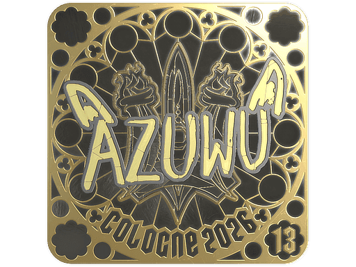AZUWU (Gold, Ranked) CS2 Sticker