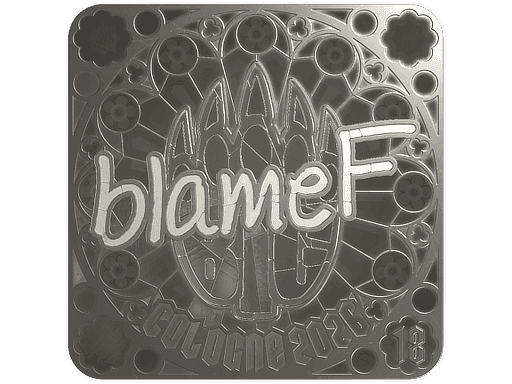 blameF (Foil, Ranked) CS2 Sticker