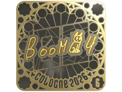Boombl4 (Gold, Ranked) CS2 Sticker