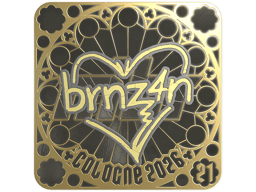 brnz4n (Gold, Ranked) CS2 Sticker