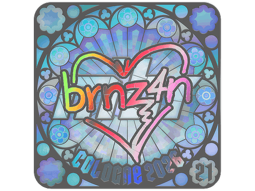 brnz4n (Holo, Ranked) CS2 Sticker